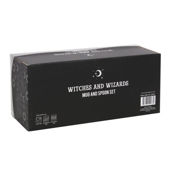 Witch and Wizard Couples Mug and Spoon Set - Image 4