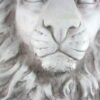 Stone Effect Sitting Lion Statue