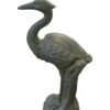 Stone Effect Grey Heron Statue