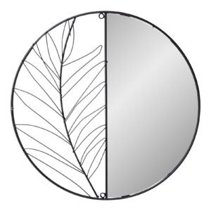 Synergy Metal Wall Leaf Mirror 50cm