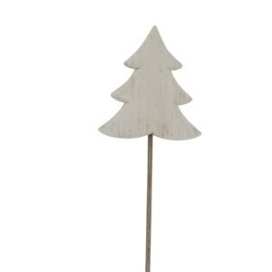 A charming rustic statement piece that embodies countryside serenity through its whitewashed finish and organic silhouette. This decorative tree stands as a testament to rural authenticity