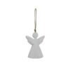 Bestow celestial charm upon your retail space with this enchanting whitewashed rustic angel ornament. The delicate finish creates an ethereal atmosphere