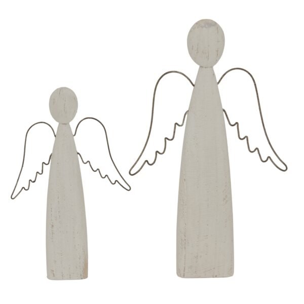 while the pristine white palette ensures seamless integration with diverse décor styles. Each detail of the angel's flowing robes and gentle stance reflects thoughtful artisanship