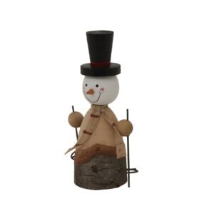 perfect for seasonal displays and year-round rustic décor collections. The weathered finish and authentic countryside aesthetic make this snowman a standout piece that resonates with both traditional and modern interiors. Its carefully considered proportions and artisanal texturing evoke memories of frost-laden winter mornings and festive celebrations