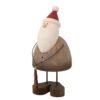 Celebrate the festive season with this charming rustic Santa figure