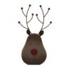 Bestow your space with woodland charm through this delightful standing reindeer ornament that captures the essence of rustic countryside décor. The carefully considered design showcases weathered textures and authentic detailing that mirror the rugged beauty of traditional craftmanship. The reindeer's poised stance and attentive expression create an engaging focal point that draws admiring glances