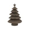 This sculptural metal tree stands as a testament to contemporary artisanal skill