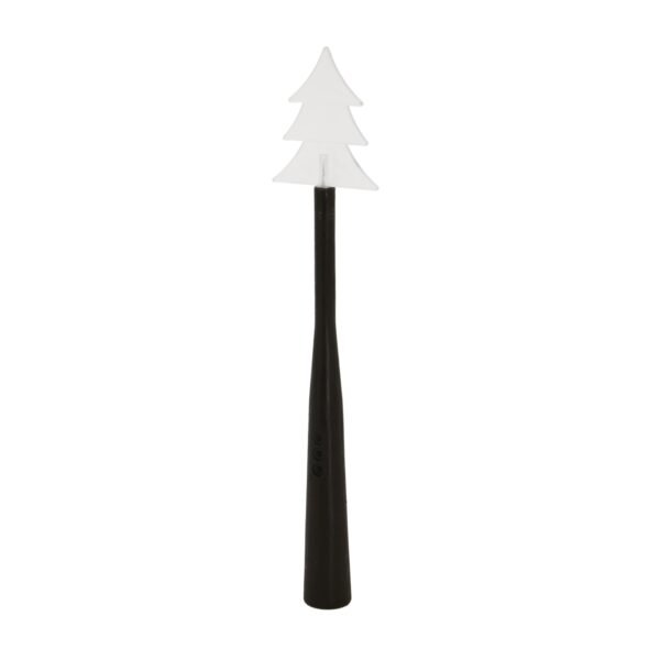 The Magic Wand is the perfect accessory to our amazing range of pre-lit Christmas Tree's. Utilizing sensors on the tree and the wand you can wave the wand and the tree will magically illuminate or turn off. There's also a perfect accompanyment with an audio burst from the wand giving the impression that magic has just been sprinkled. It's great for the kids. There is also a number of modes which are triggered by a button press. These change the lighting patterns.