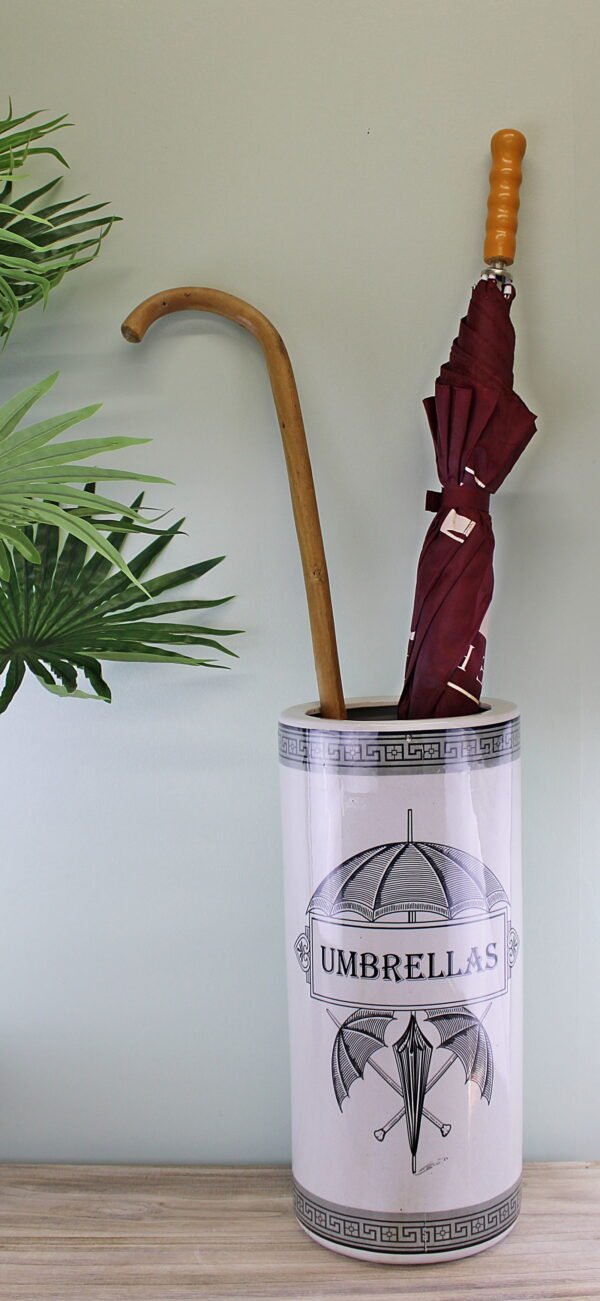 Monochrome Umbrella Print