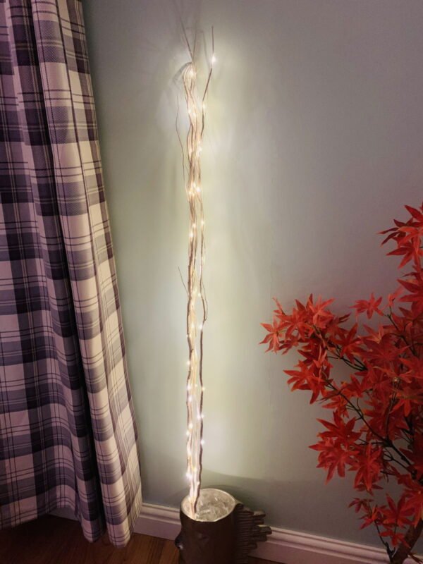 LED Lights on 4 White Branches - Image 2