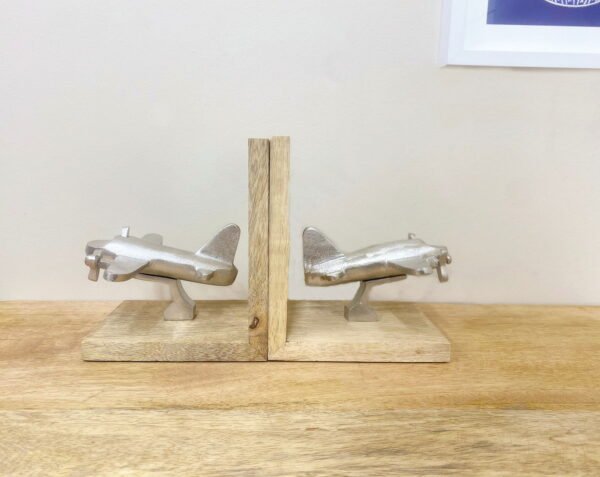 Set of Two Aeroplane Bookends - Image 3