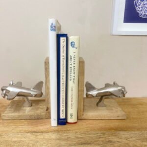 Set of Two Aeroplane Bookends