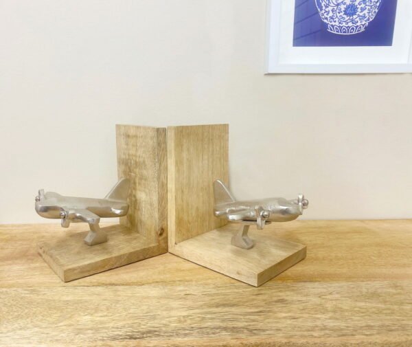 Set of Two Aeroplane Bookends - Image 4