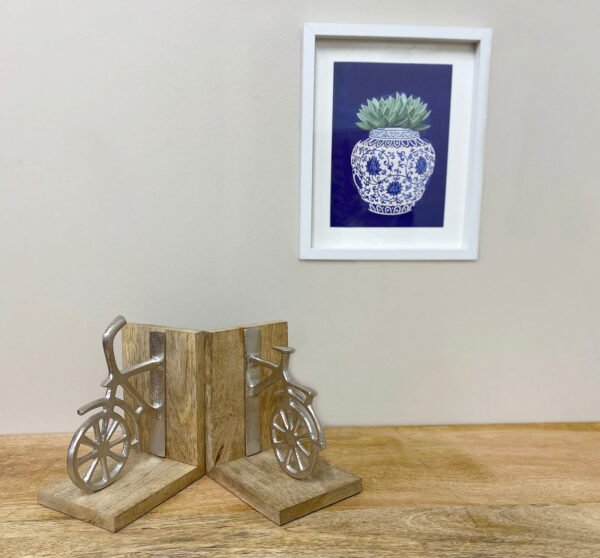 Set of Two Bicycle Bookends - Image 4