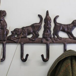 Playful Dog Design With 5 Hooks