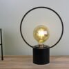 Free Standing Round Wire Lamp