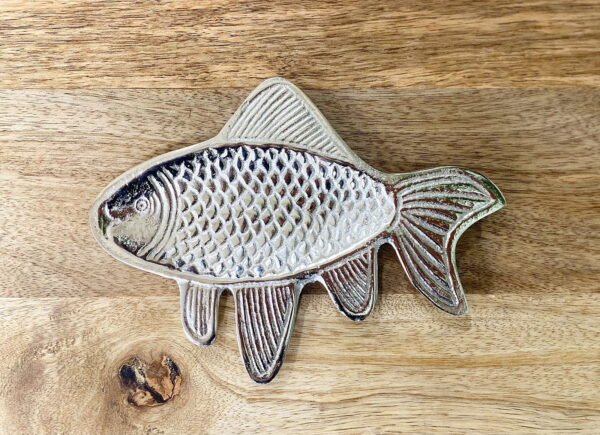 Silver Metal Fish Shape Tray 19cm - Image 3