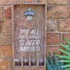 Wall Hanging Bottle Top Drinking Game