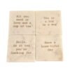 Tea & Coffee Marble Coasters 2 Types Set of 8