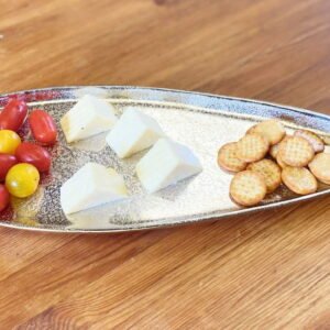 Large Silver Fish Shaped Tray