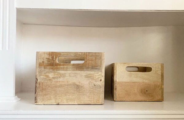 Set Of Two Engraved Sheep Crates - Image 6