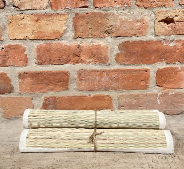 Set of Four Woven Grass Place Mats - Image 6
