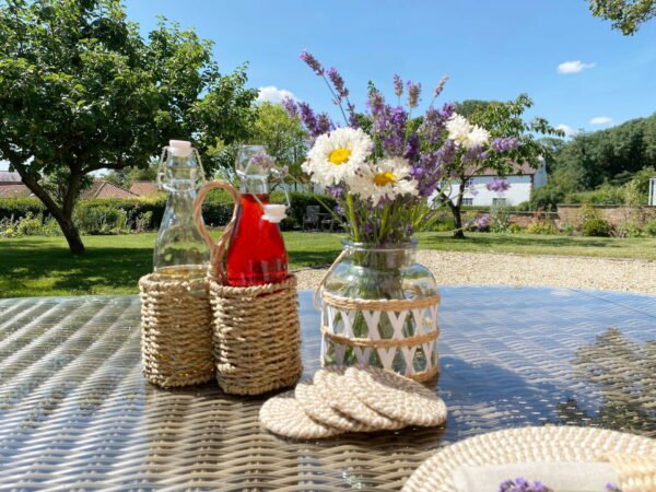 Set of Four Stripey Woven Coasters - Image 3