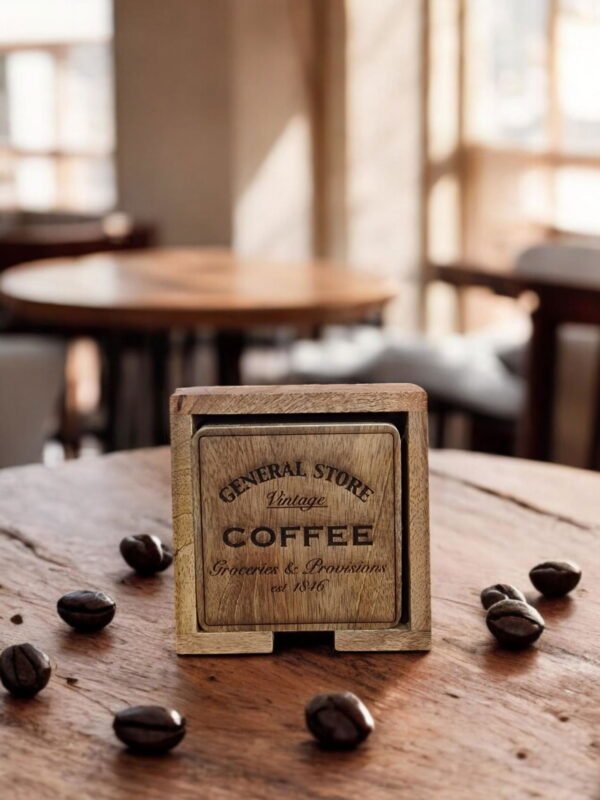 Coffee General Store Coasters Set Of 4 - Image 3