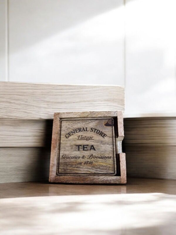 Tea General Store Coasters Set Of 4 - Image 3