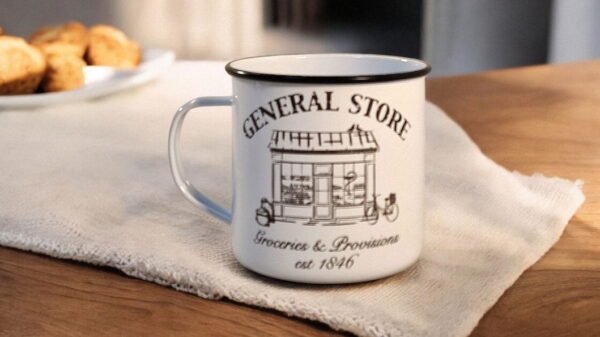 White General Store Tin Mug - Image 6