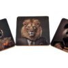 Jungle Animal Head Coaster Set of 6