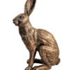 Hare Brass Style Ornament 39x26x15cm