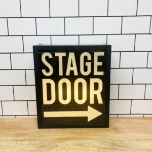 Stage Door Box Light UK Plug