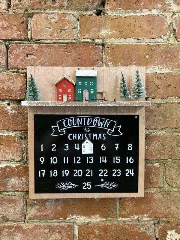 Wooden Christmas Countdown Calendar - Image 3