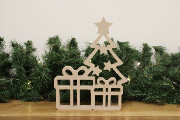 Chritmas Tree with Presents Green and Gold - Image 6
