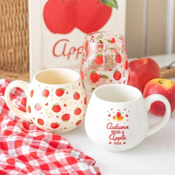 Apple Print Stemless Glass - Image 5