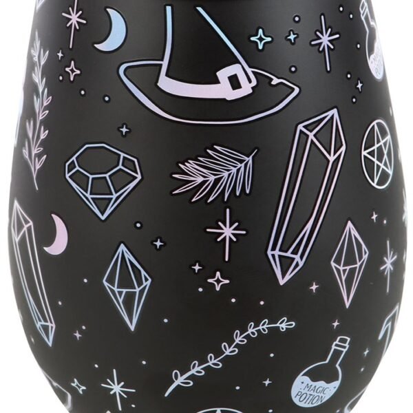 Crystal Witch Print Stemless Glass - Image 4
