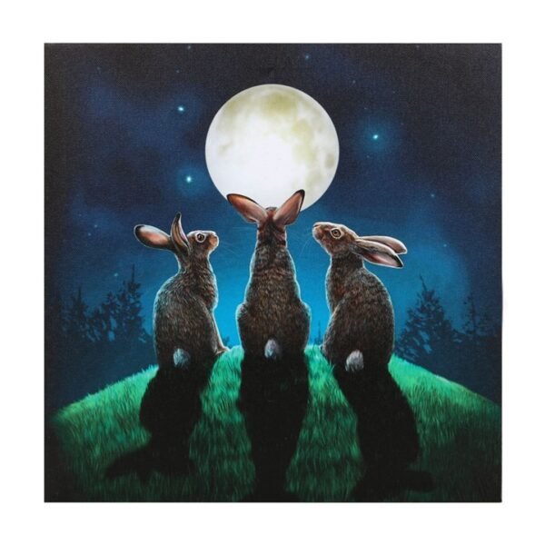 Moon Shadows Light Up Canvas Plaque by Lisa Parker - Image 2