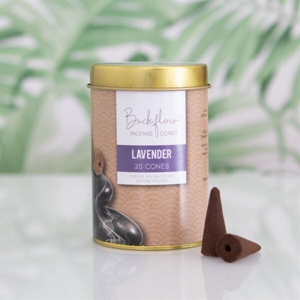 6 Tins of Elements Lavender Jumbo Backflow Cones - Image 4