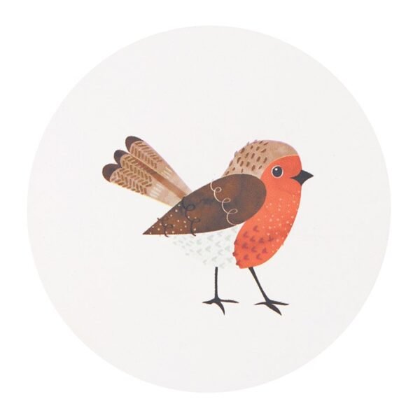 Winter Robin Coaster Set - Image 3
