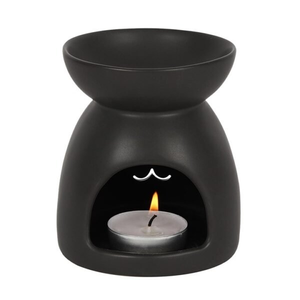 Black Cat Cut Out Oil Burner and Wax Warmer - Image 2