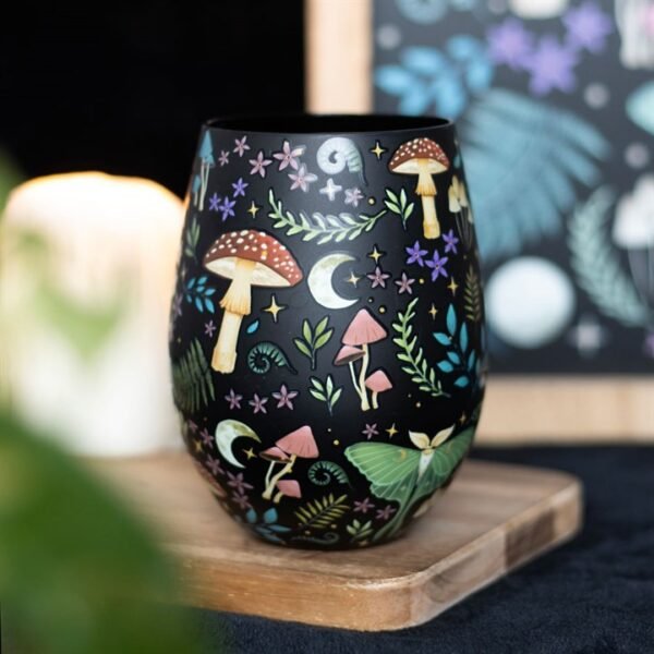 Dark Forest Print Stemless Glass - Image 5