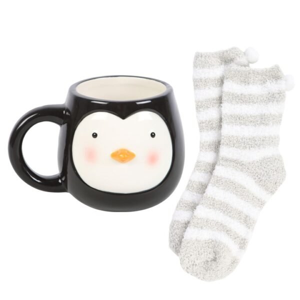 Penguin Mug and Socks Set - Image 3