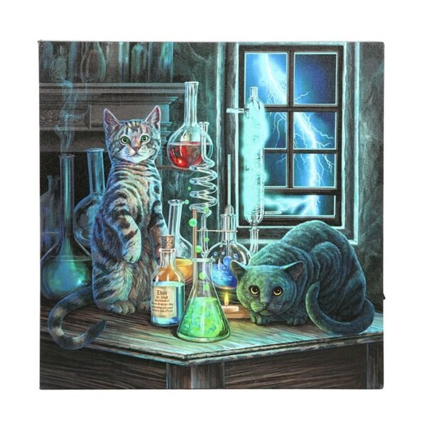 Jekyll and Hyde Light Up LED Canvas Plaque by Lisa Parker - Image 2