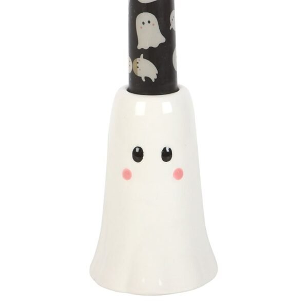 Sweet Ghost Candle Holder with Taper Candle - Image 3