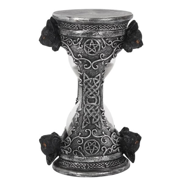 17cm Black Cat Hourglass Timer - Image 2