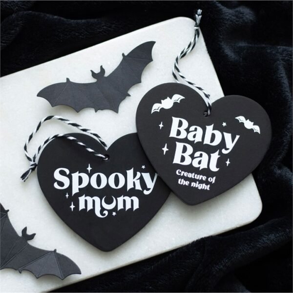 Baby Bat Hanging Heart Sign - Image 5