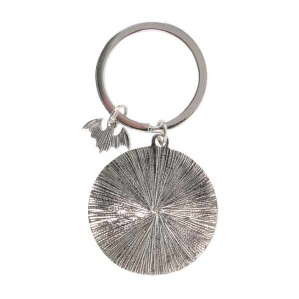 Round Bat Shit Crazy Keyring - Image 3