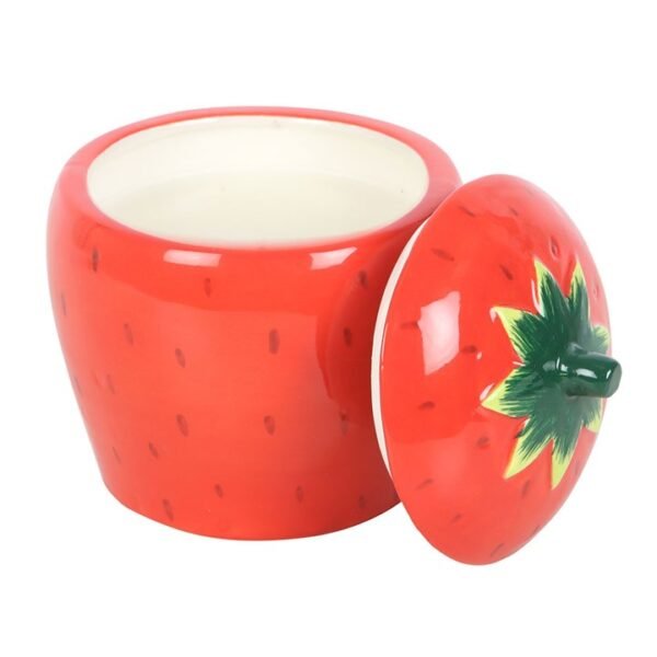 Strawberry Shaped Candle Jar - Image 3