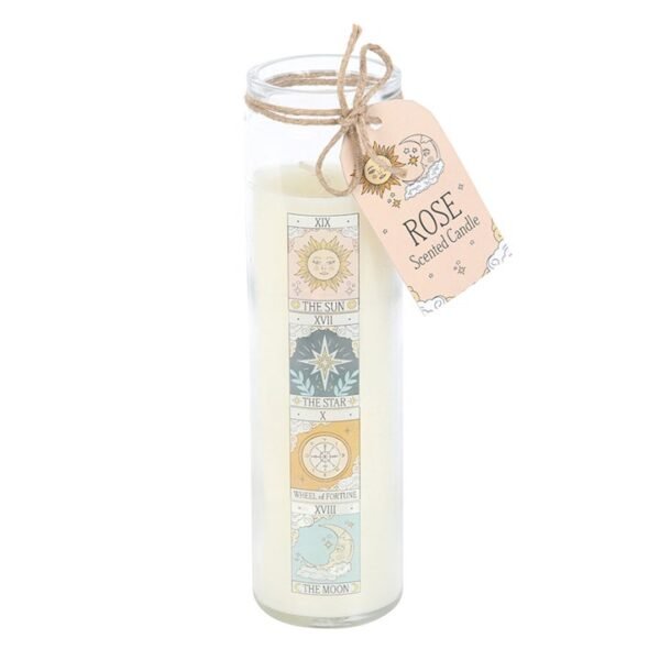Vintage Tarot Rose Tube Candle - Image 2